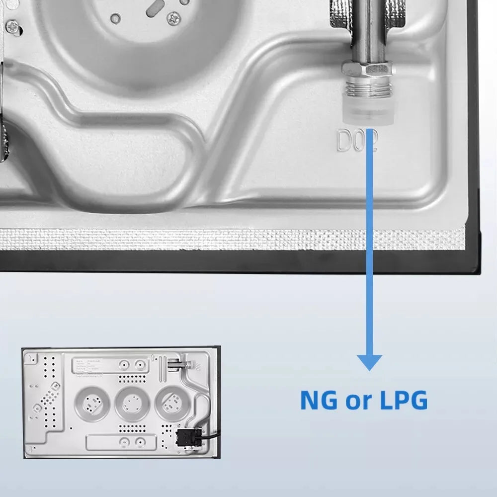 TopStrong 2-Burner Gas Cooktop – EU Model