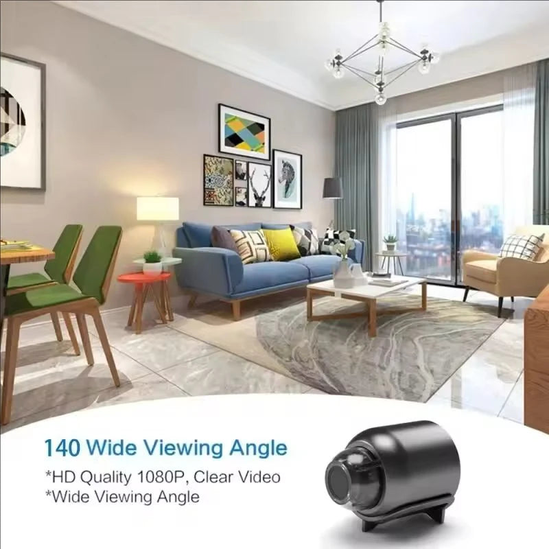 X5 Mini Wi-Fi Camera – Black, Listed 1080p