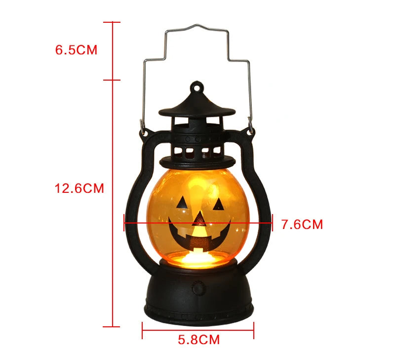 Mini LED Pumpkin Lantern – Halloween Decoration