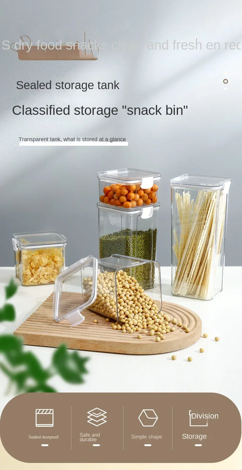 Clear Airtight Food Storage Container with Lid