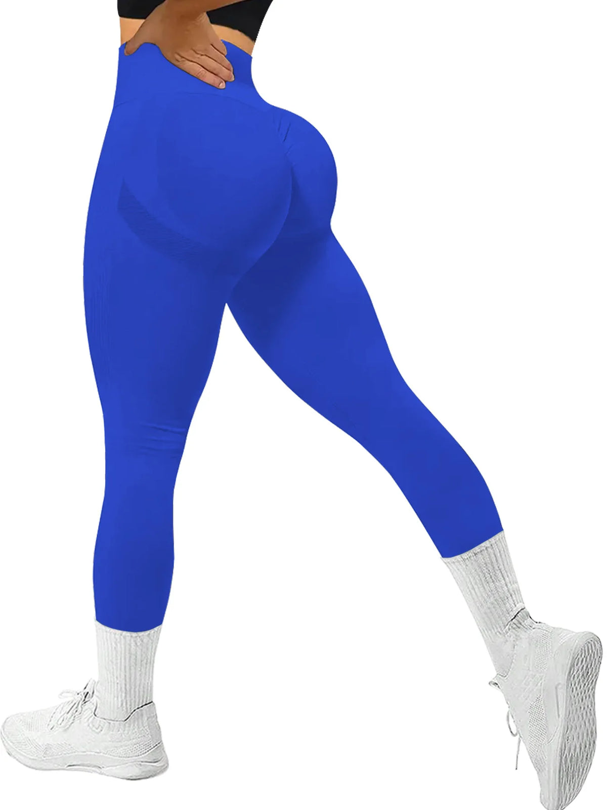 Women's High-Waisted Seamless Stretch Leggings