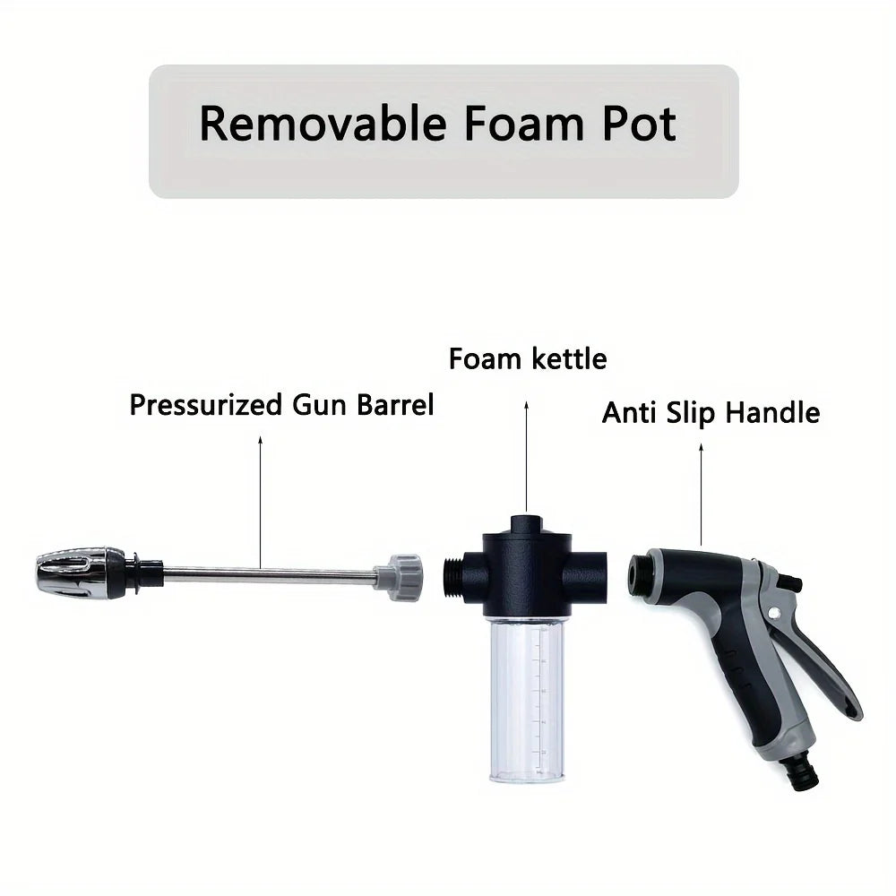 Garden Hose Spray Nozzle – Standard & Foam Options