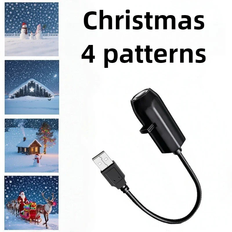 Halloween & Christmas Pattern Projector Decoration