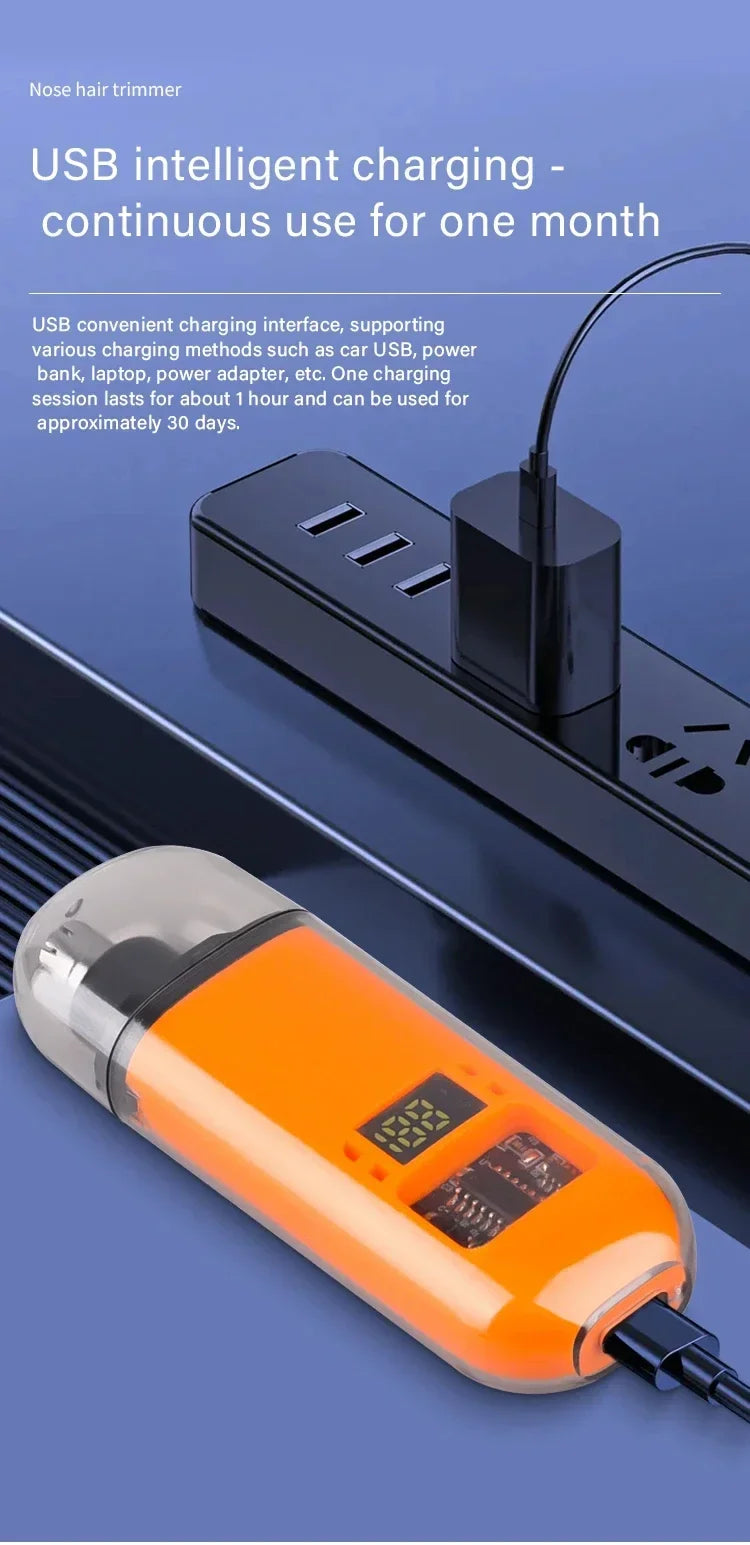 USB-C Rechargeable Nose & Ear Hair Trimmer