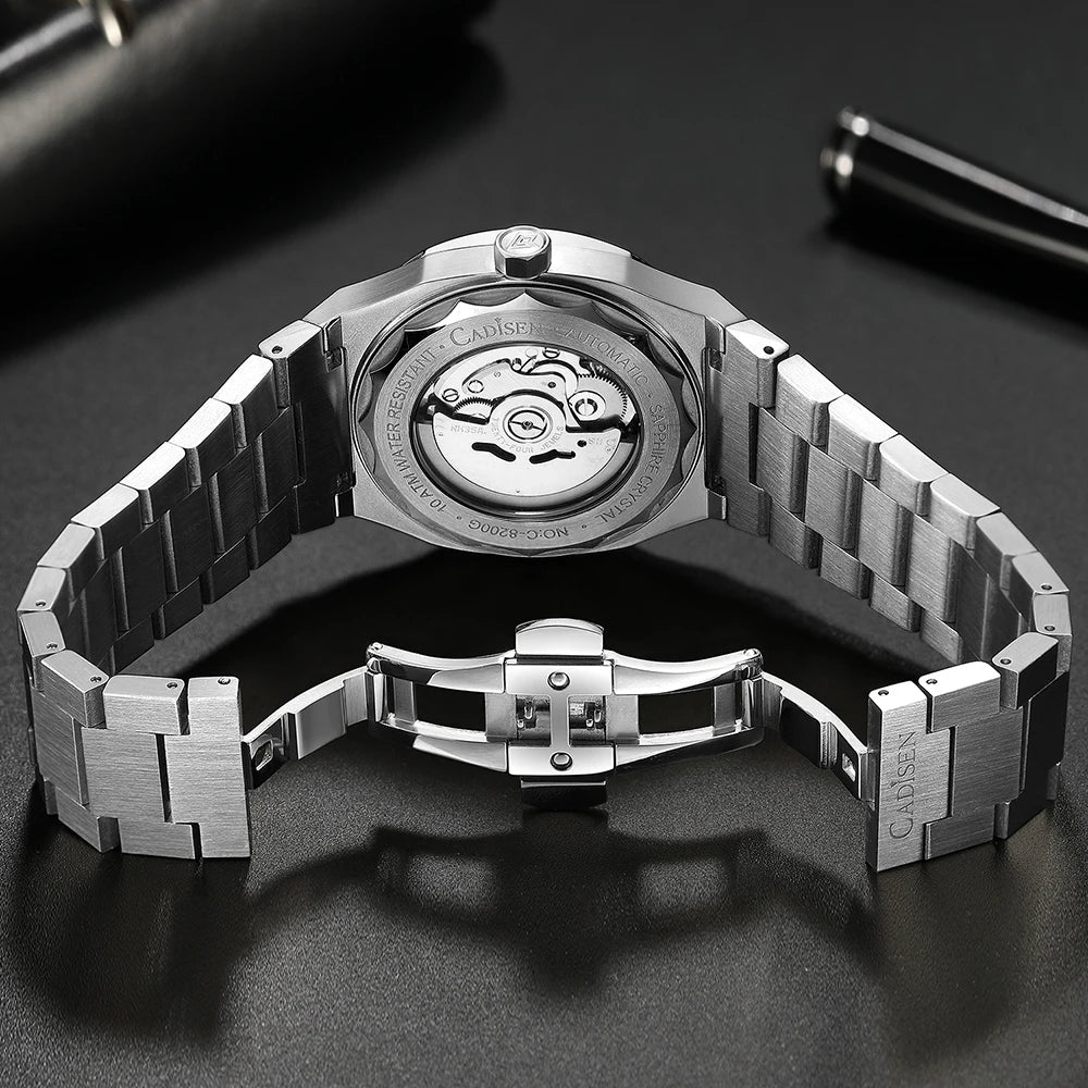 CADISEN C8200 Men’s Automatic Watch with Steel Bracelet