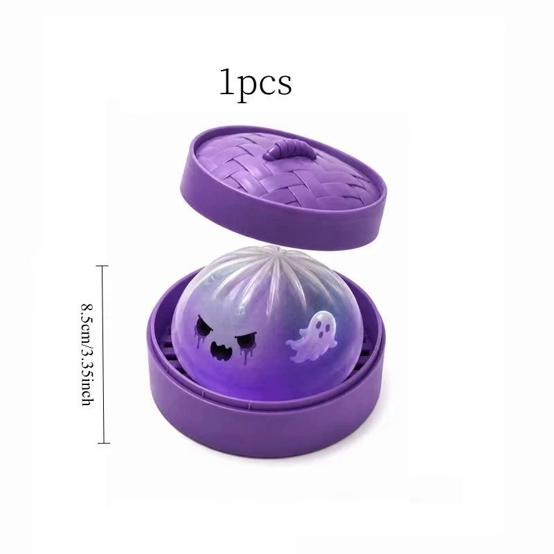 Halloween Ghost Dumpling Squishy – 1, 2, or 3 Pieces