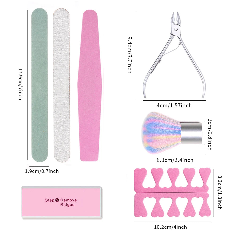 Manicure & Nail Art Tool Kits – 7 Set Options