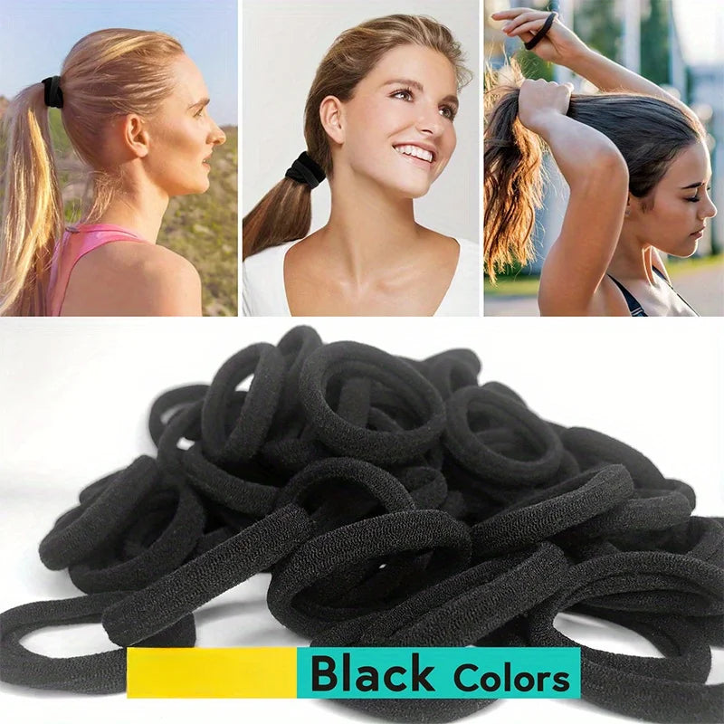 20/50/100pcs Four seasons Elastic Hair Bands Girls 4CM Sweets Scrunchie Rubber Band Hair Ties Clips Headband Hair Accessories