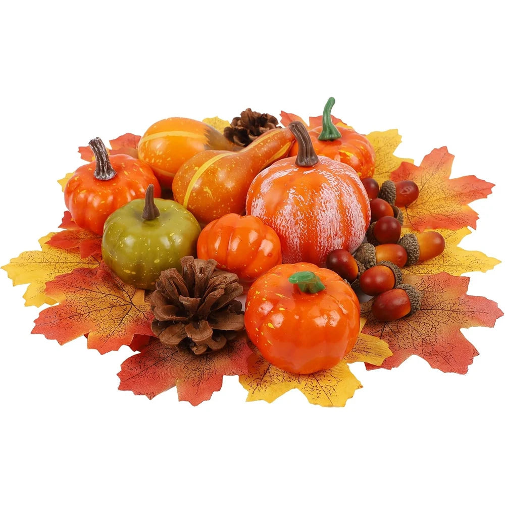 Autumn Harvest Decorations – 50-Piece Set