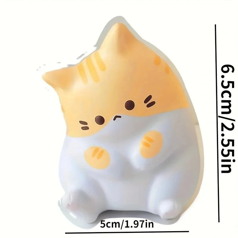 Cartoon Cat Squeeze Fidget Toy – 1 Piece
