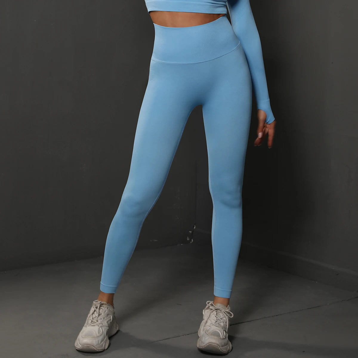Seamless Booty-Lifting Gym Leggings – High Waist Tummy Control, Squat-Proof, All Season