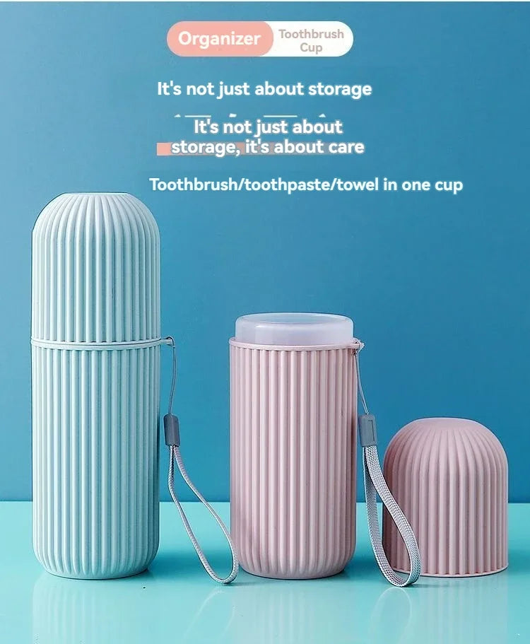 Travel Toothbrush & Toothpaste Storage Case