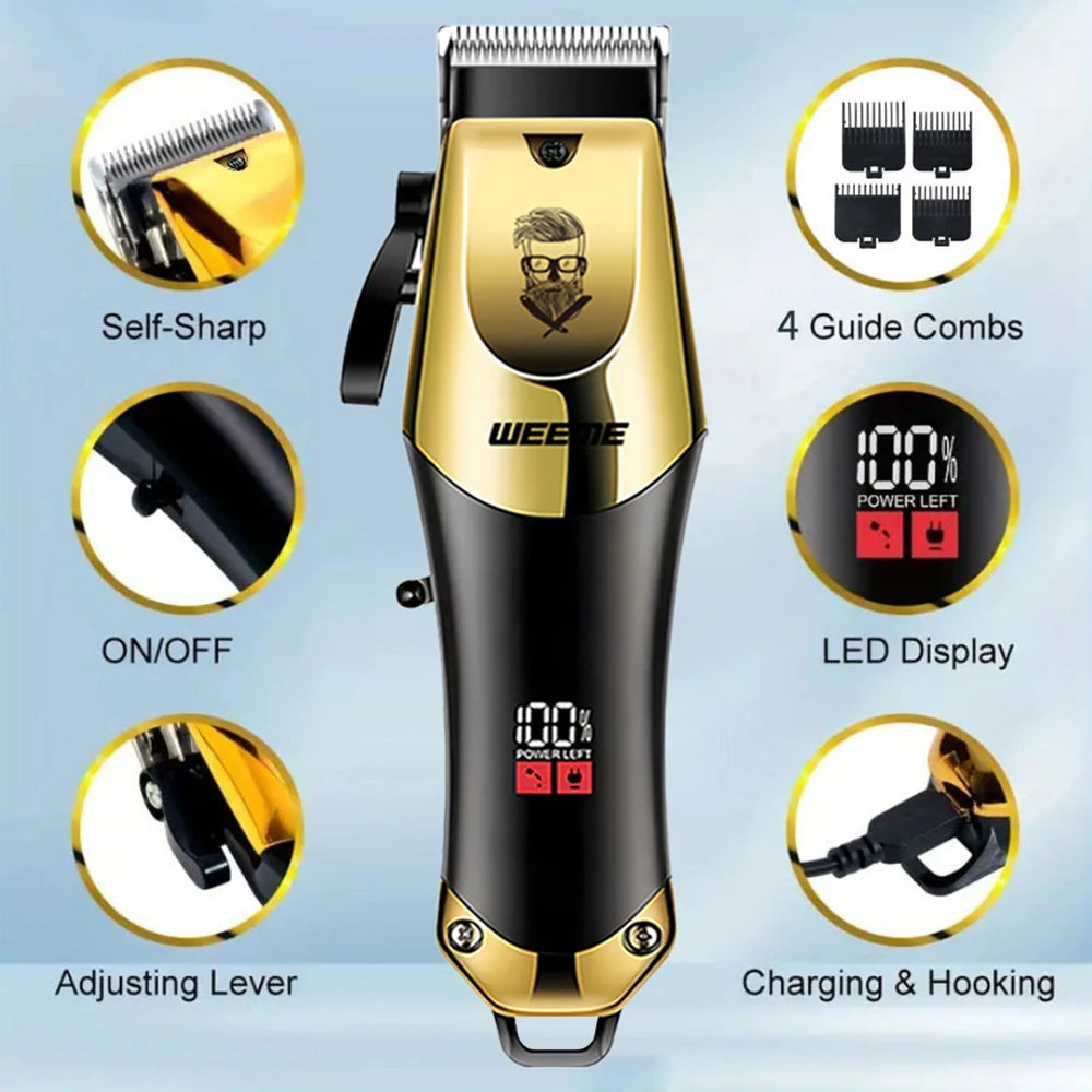 T9 Vintage-Style Rechargeable Hair & Beard Trimmer