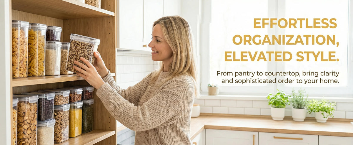 25-Piece Airtight Pantry Container Set