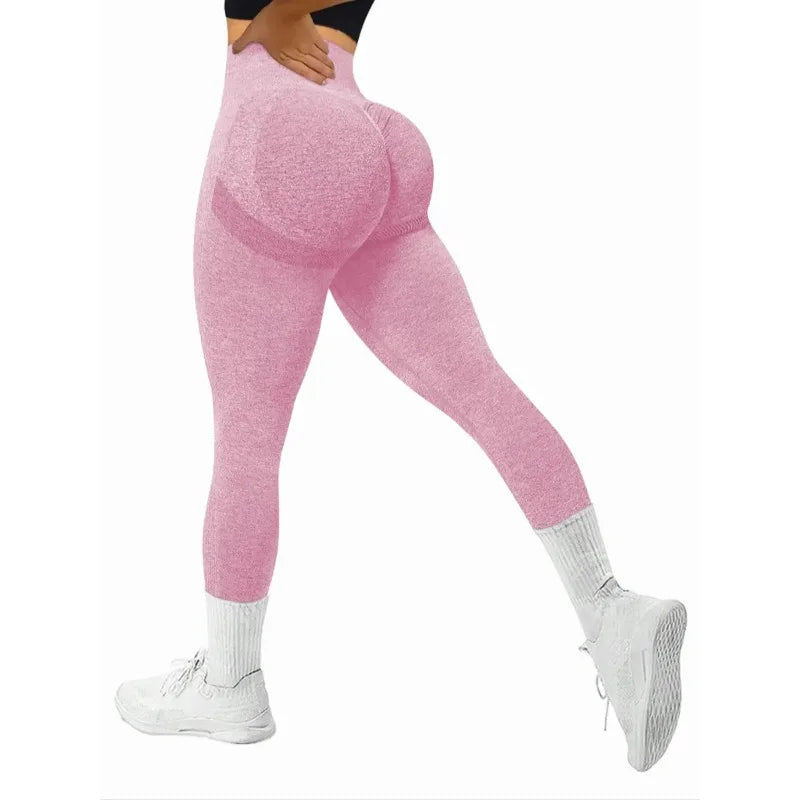 Women's High-Waisted Seamless Stretch Leggings