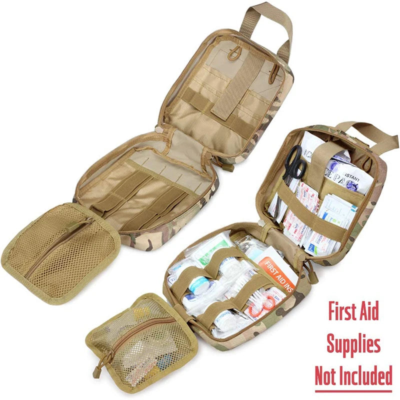 Tactical Molle First Aid Pouch – EDC Waist Pack for Hunting, Camping & Outdoor Use