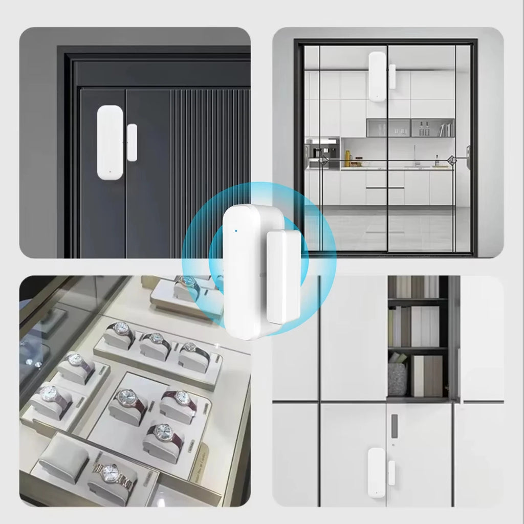 Door Sensor Window Contact Sensor Open Closed Detector Smart Home Alarm Security Protection Work With Tuya and Smart Life