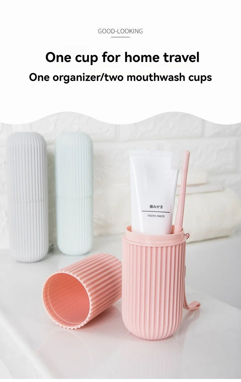 Travel Toothbrush & Toothpaste Storage Case