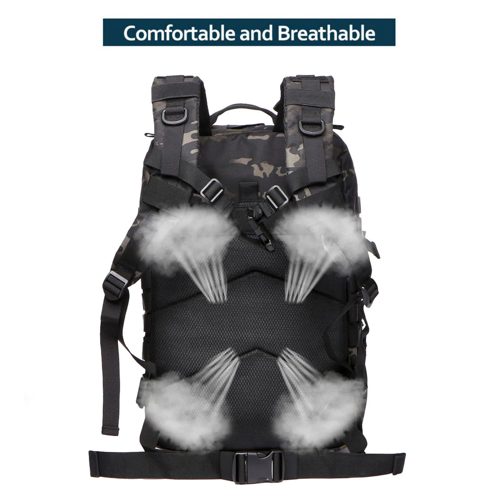Tactical Backpack with MOLLE Webbing – 25L or 50L
