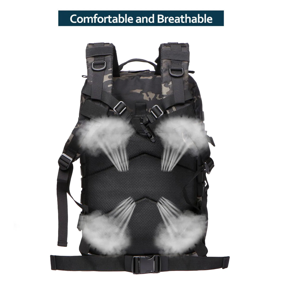 Tactical Backpack with MOLLE Webbing – 25L or 50L