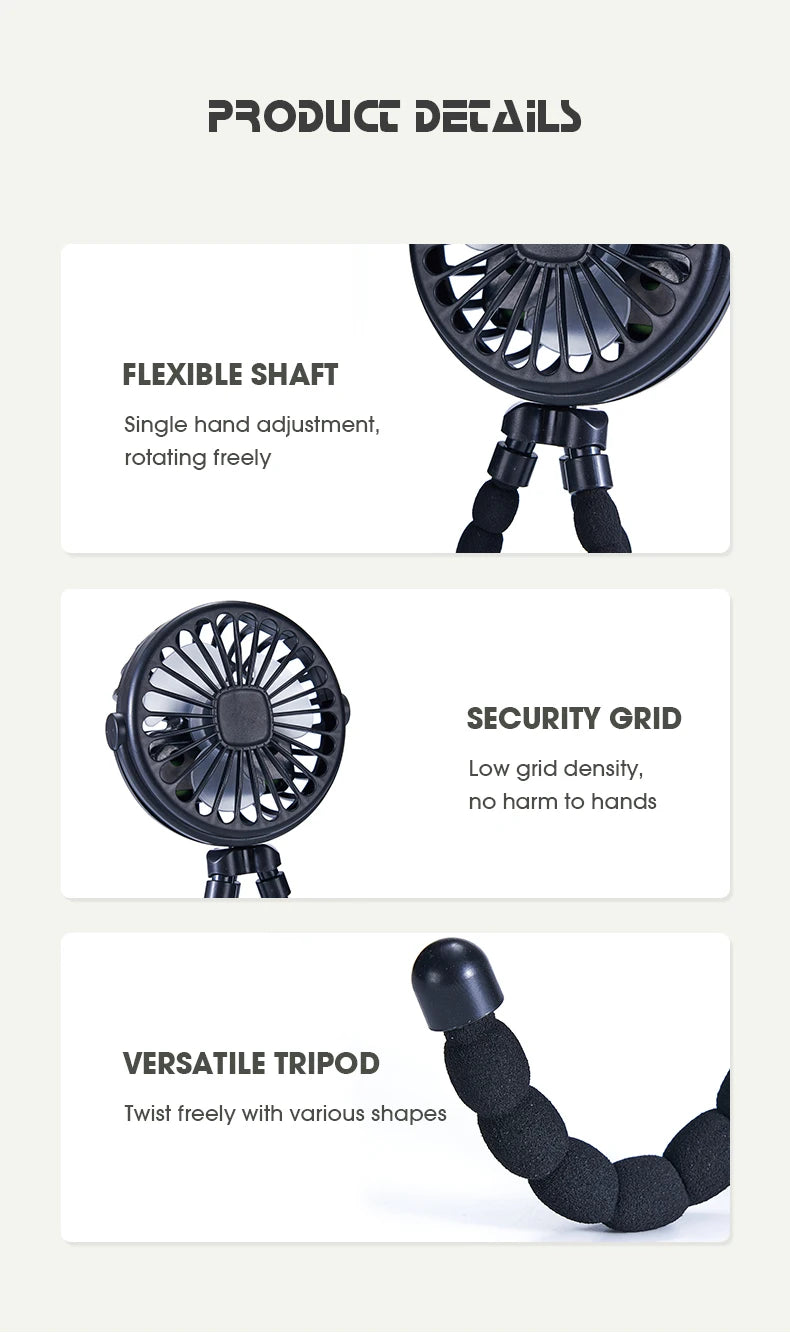 Portable USB Folding Mini Fan