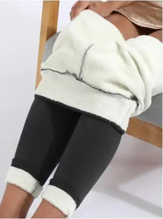 Women’s High-Waisted Fleece-Lined Winter Leggings