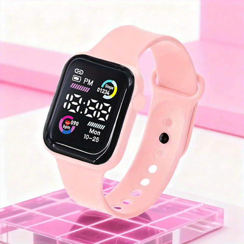 Digital Watch & Jewelry Accessory Set – 5 or 6 Pieces
