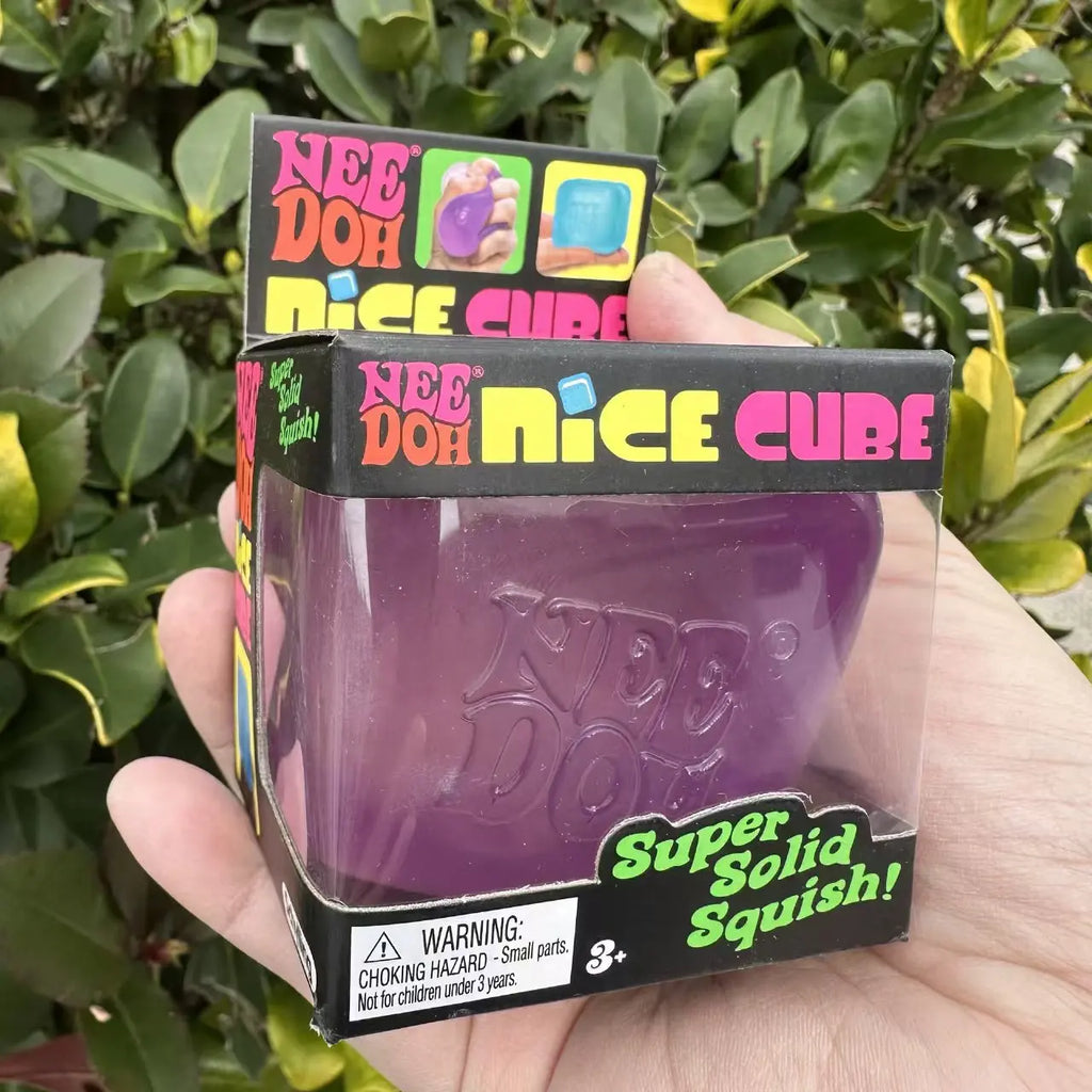 2026 Hot New Nee Doh Nice Cube Soft Rubber Squeezing Cube Sensory Decompression Office Relieves Anxiety Pinching Music