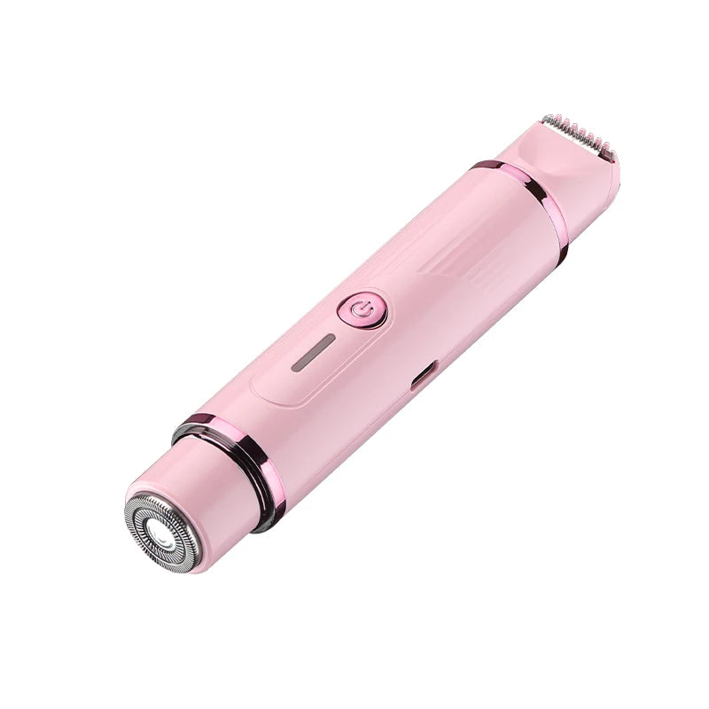 Women's Dual-Head Electric Hair Trimmer – Pink