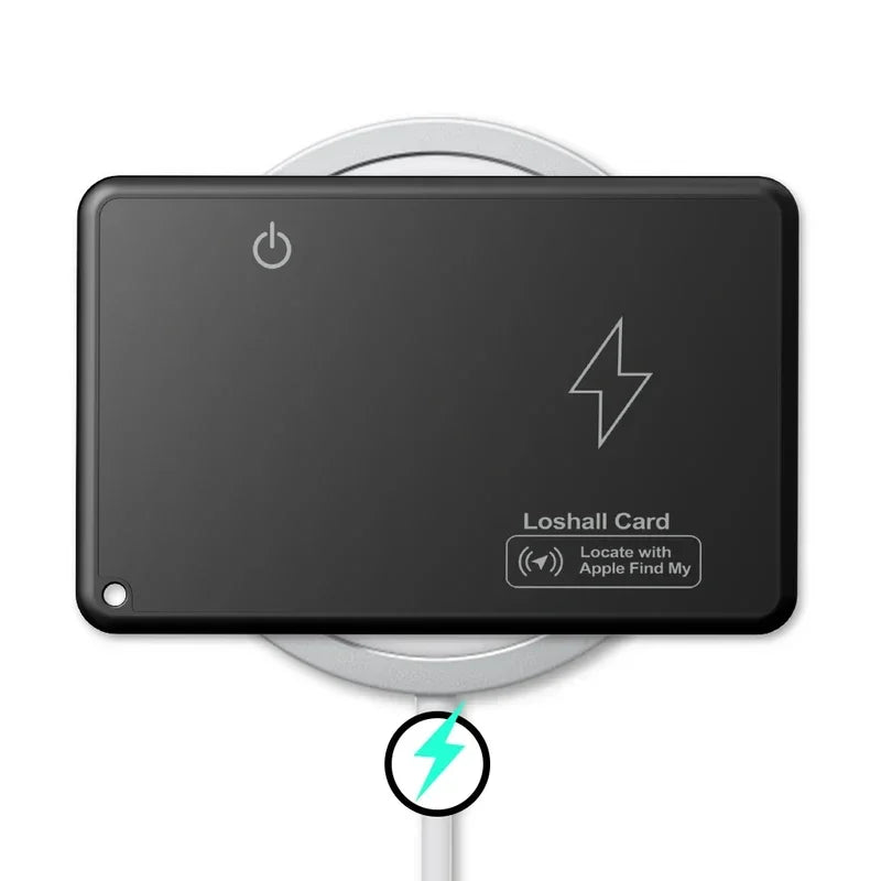 CD Wallet Charging Tracking Location Tracker Wireless  Card Waterproof GPS Locator Work with IOS Find My App Bluetooth Tracker