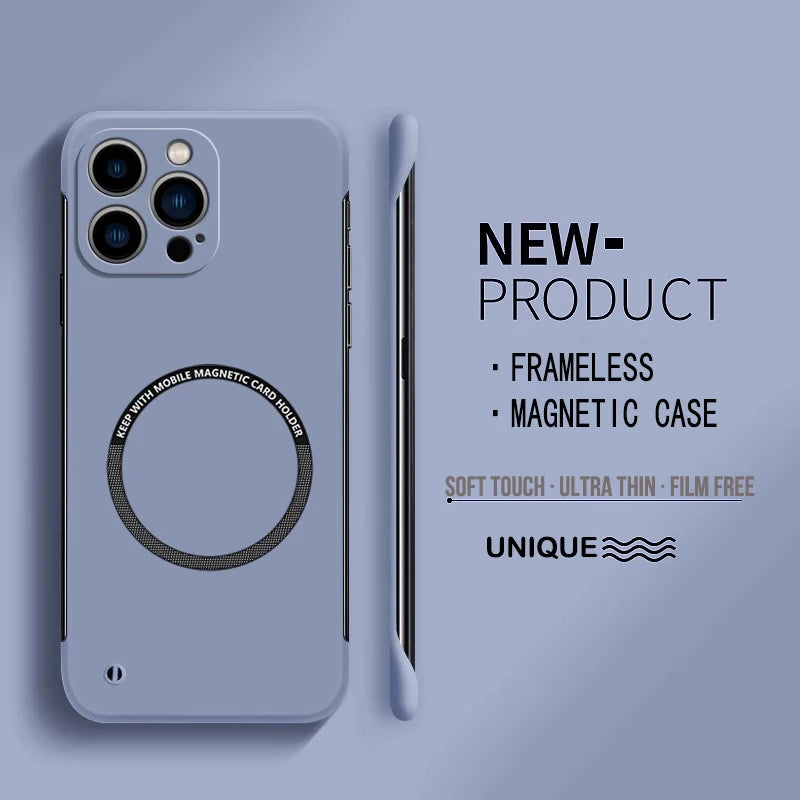 Slim Hard iPhone Case with Surface-Mounted Metal Ring