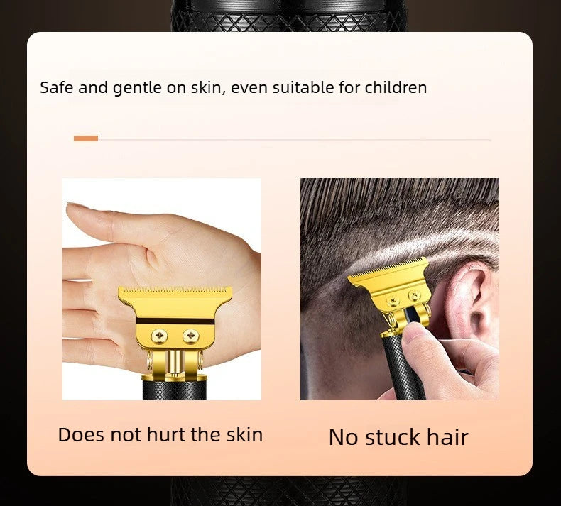 T9 Hair Trimmer: A USB-Charging Cordless Razor-Style Hair Clipper That Allows You to Shave Your Head Completely (0 mm Length)