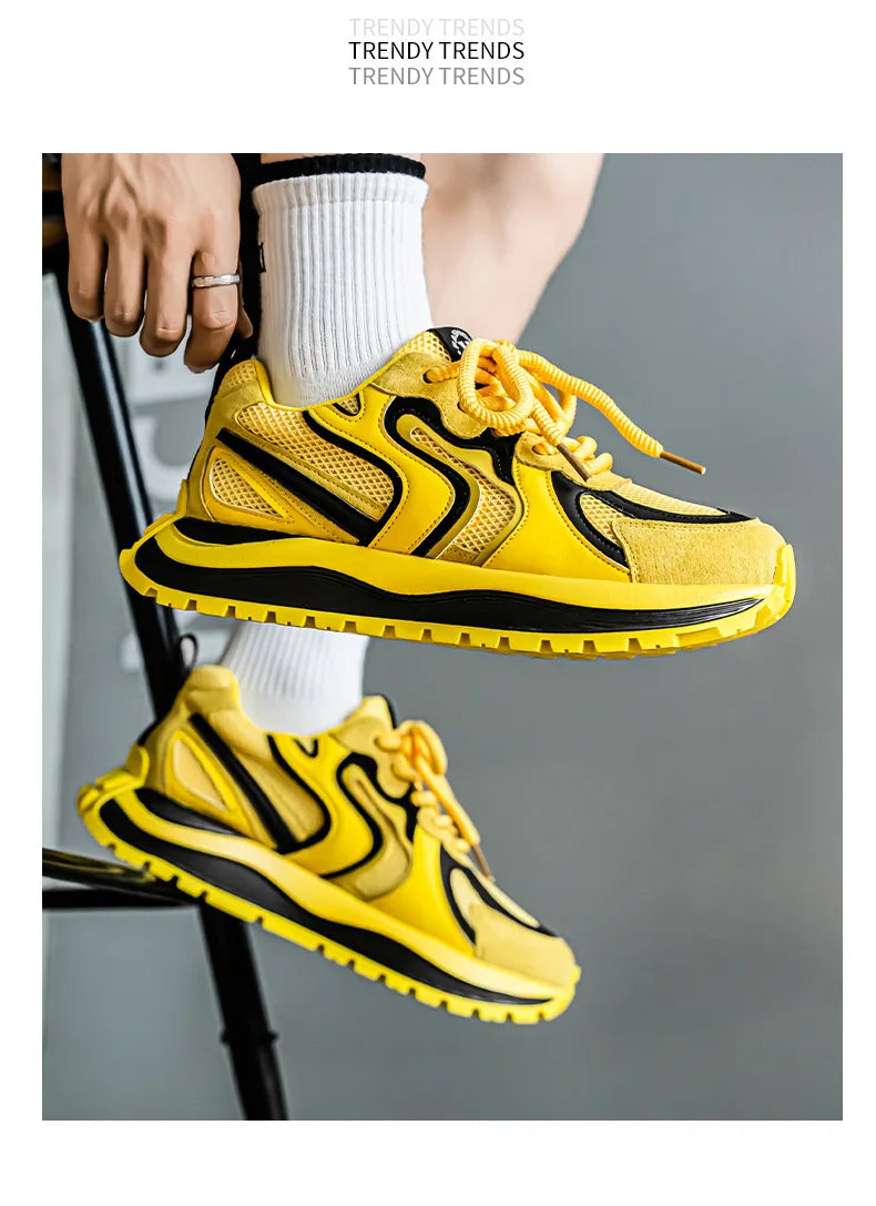 Men's Summer Mesh Breathable Casual Sports Shoes 2026 Versatile Lightweight Running Shoes Soft Sole Student Daddy Comfortable Fo