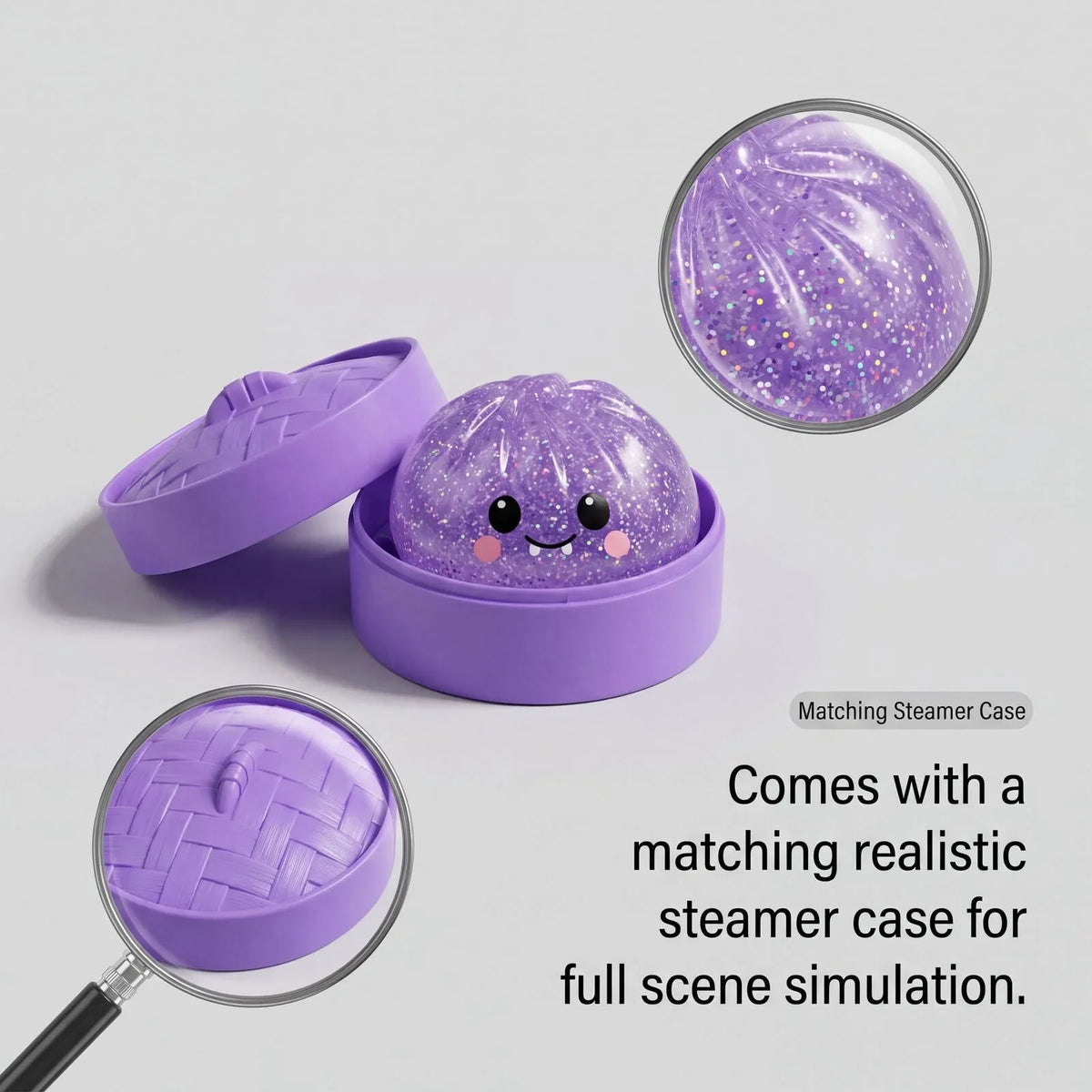 Halloween Bun Squishy Toy - Slow Rebound Stress Relief, 1–5 Pack, 5 Colors