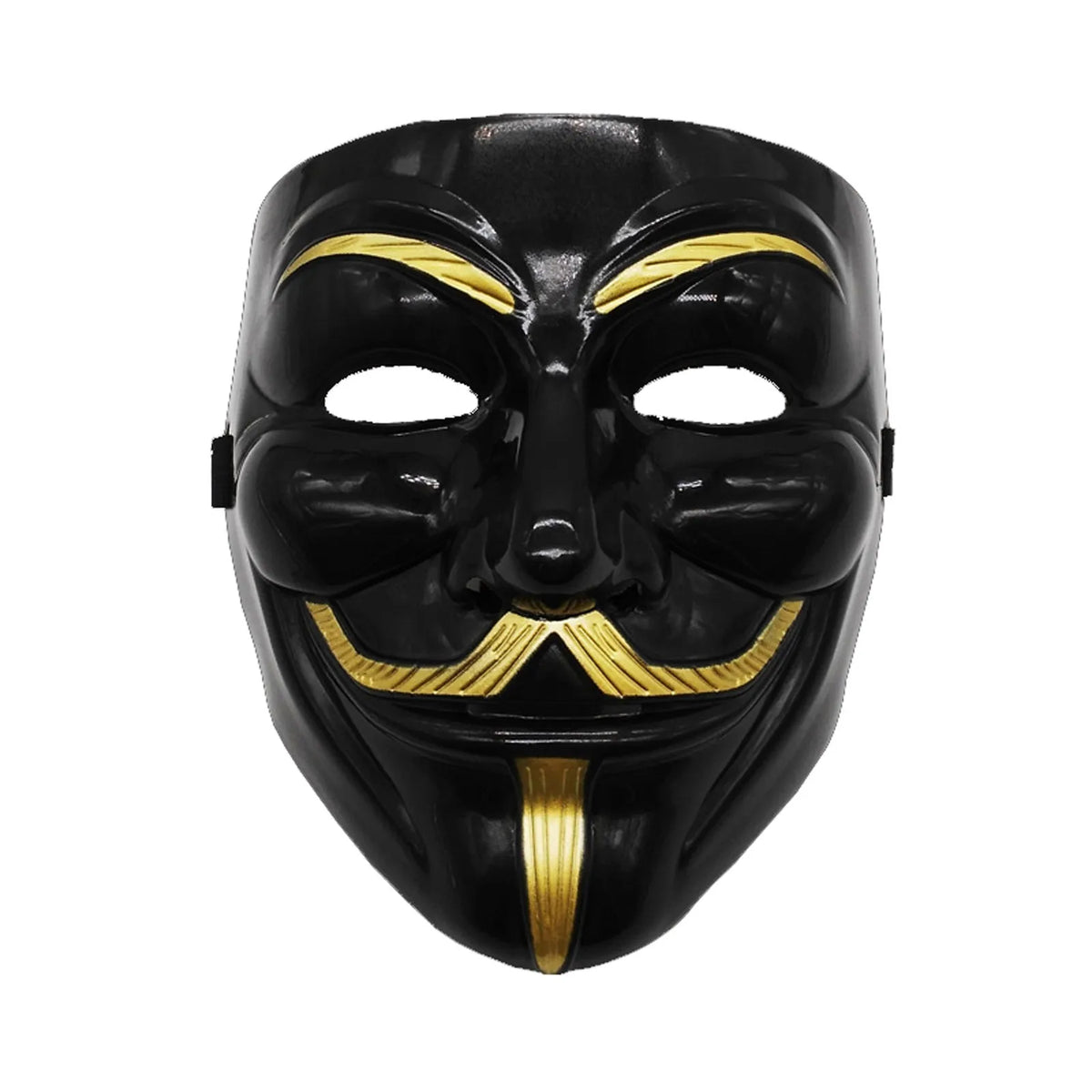Guy Fawkes-Style Full-Face Costume Mask – 1 Piece