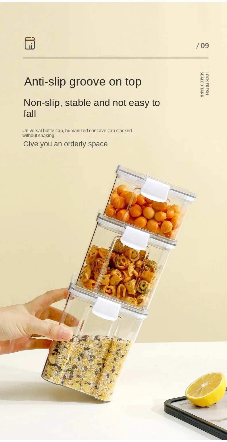 Clear Airtight Food Storage Container with Lid