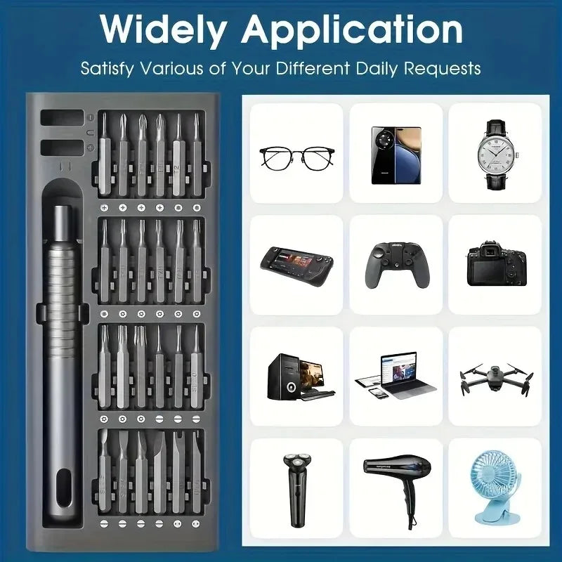 25-in-1 Precision Screwdriver Set with Magnetic Bits