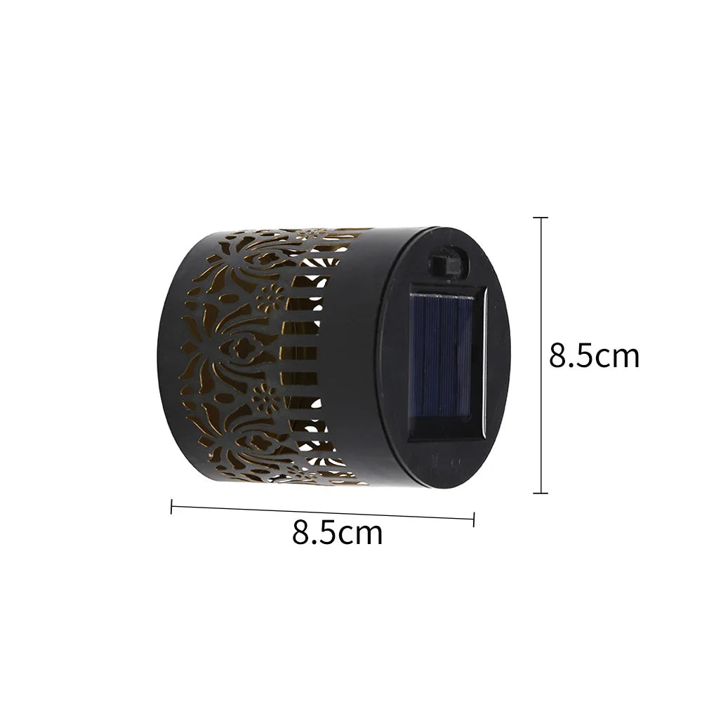 Solar Mandala Fence Wall Lights Garden Decoration  Party Courtyard Decoration Solar Garden Light Garden Patio Walkway Decor