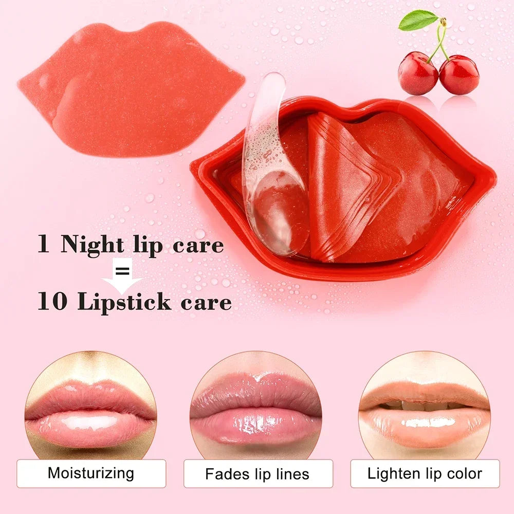 Vitamin C Moisturizing Skincare Lip Mask Reducing Lip Wrinkles Repair Skin Lip Patches Face Care Masks Recreate Sexy Lips