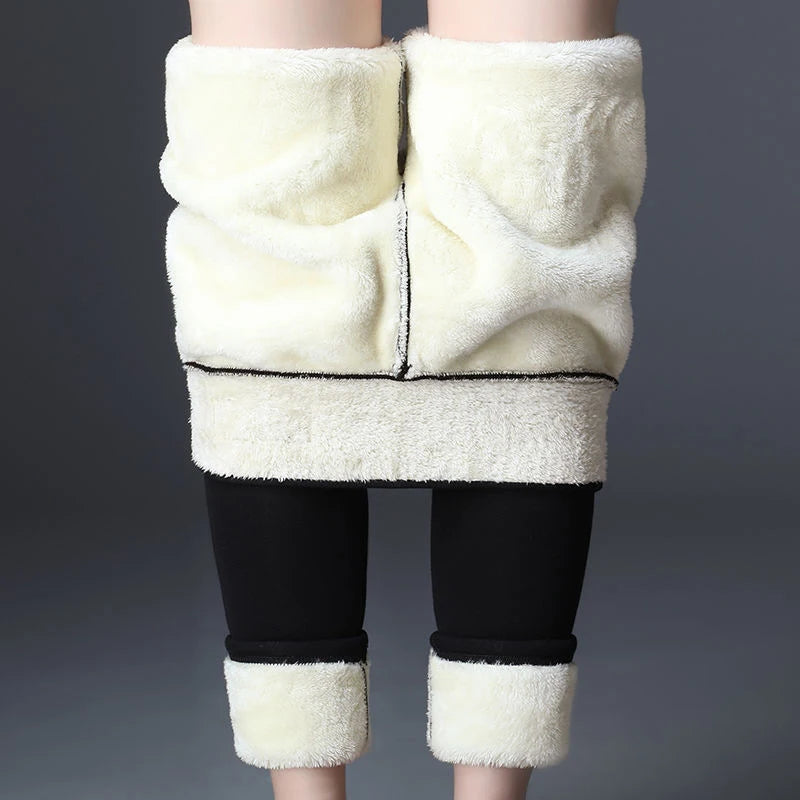 Women’s High-Waisted Fleece-Lined Winter Leggings