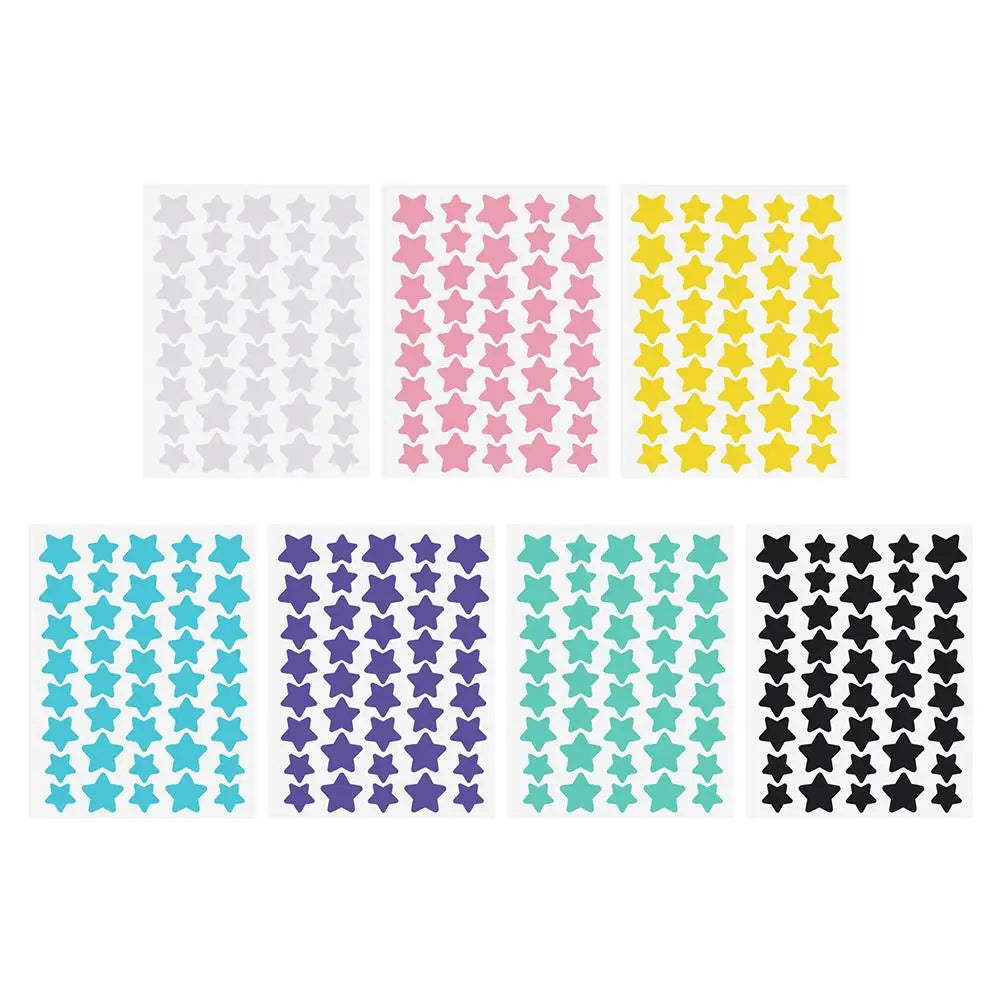 Star Acne Patches – Yellow Star-Shaped Hydrocolloid Pimple Dots, 40 Count, All Skin Types