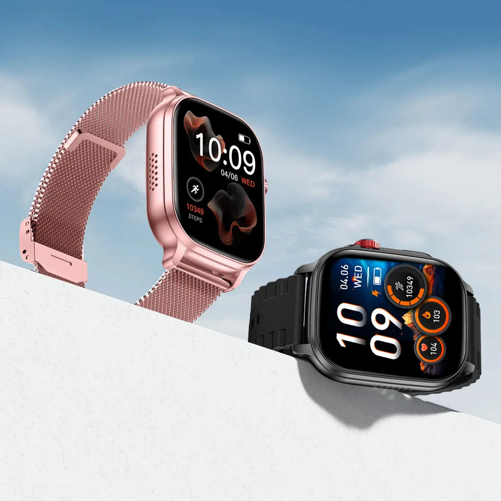 Bluetooth Calling Smartwatch with LED Flashlight