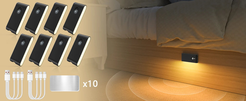 WILLED Rechargeable Motion Sensor Stair Lights