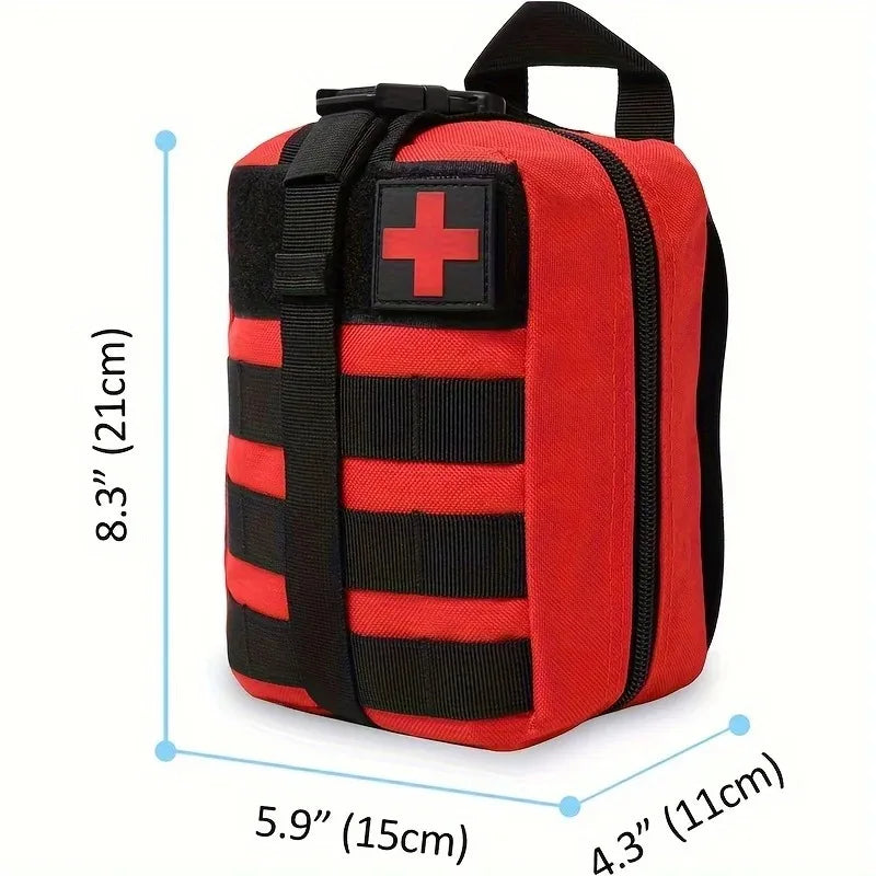 Waterproof Oxford Molle First Aid Pouch – IFAK Emergency Waist Pack for Outdoor Adventures