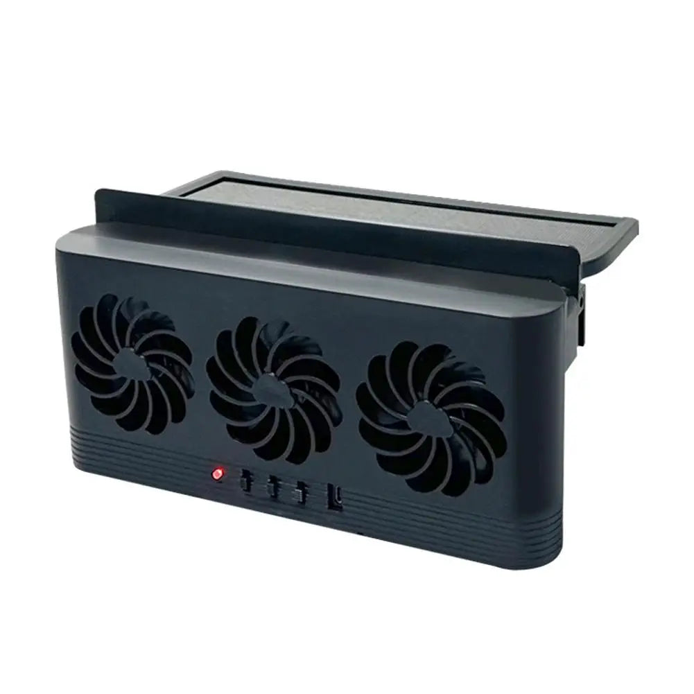 Solar-Assisted Car Window Ventilation Fan
