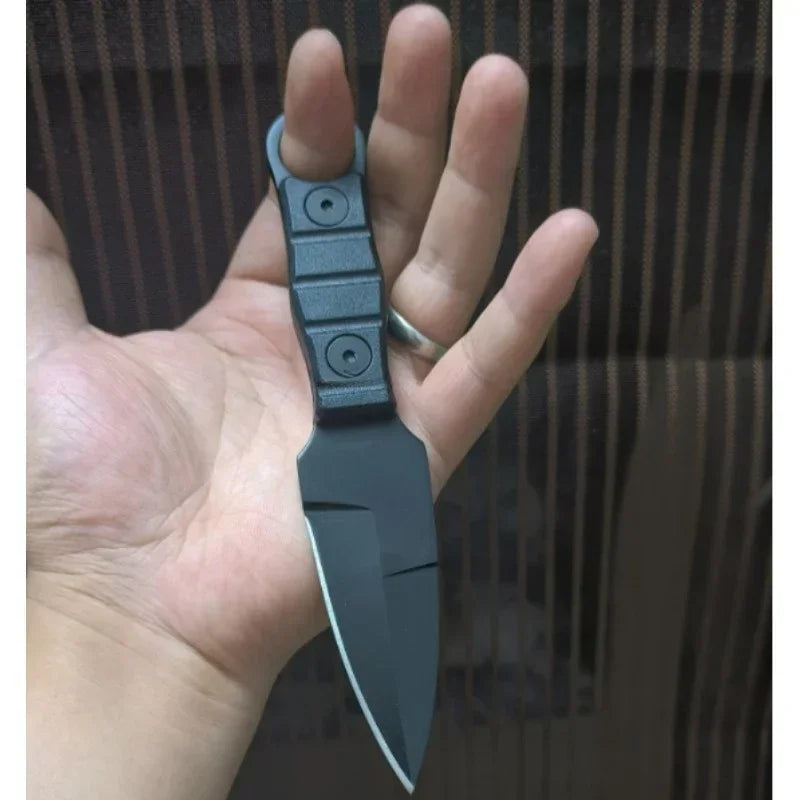 Black Thorn EDC Survival Knife – 7cm Stainless Steel Blade with K Sheath
