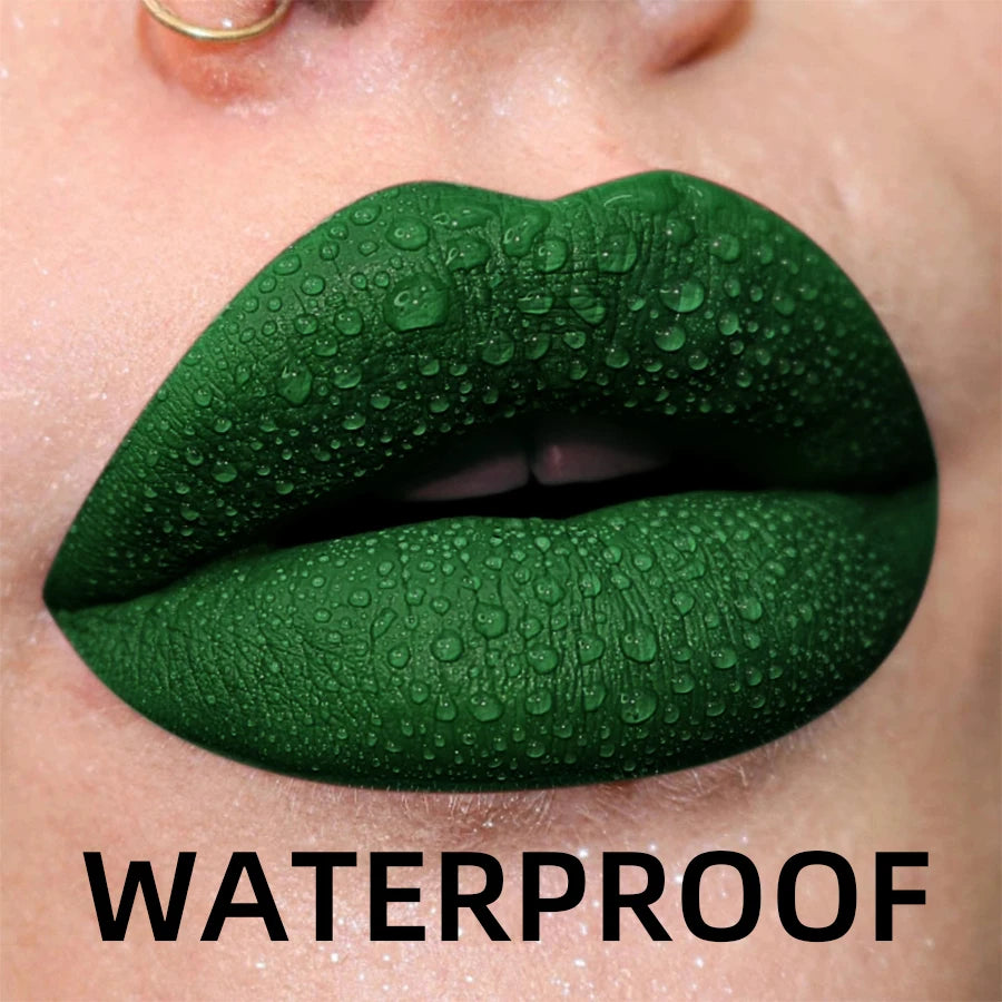 Matte Velvet Lip Gloss – Waterproof Long-Lasting Liquid Lipstick, 19 Shades, 2.7g