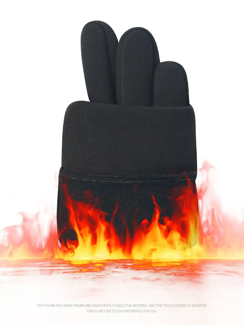 Full-Finger Sports Gloves with Textured Grip Palms
