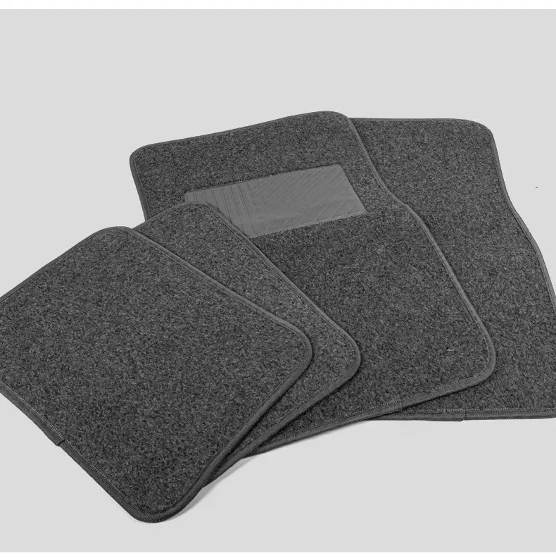 4-Piece Carpet Car Floor Mats – Front & Rear Set for Cars, SUVs & Vans