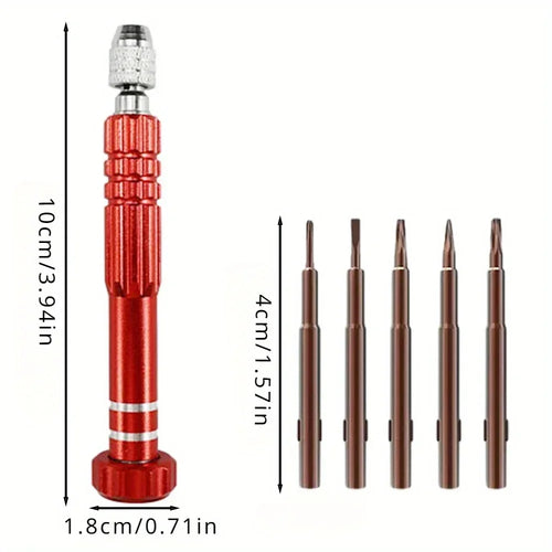 5-In-1 Multifunctional Slot Key Kit, Mobile Phone, Watch And Glasses Disassembly Tool, Laptop Repair Tool